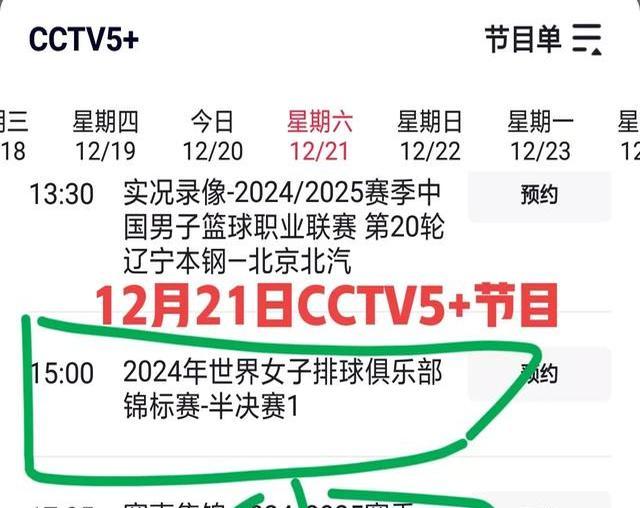 世俱杯决赛时间及直播安排